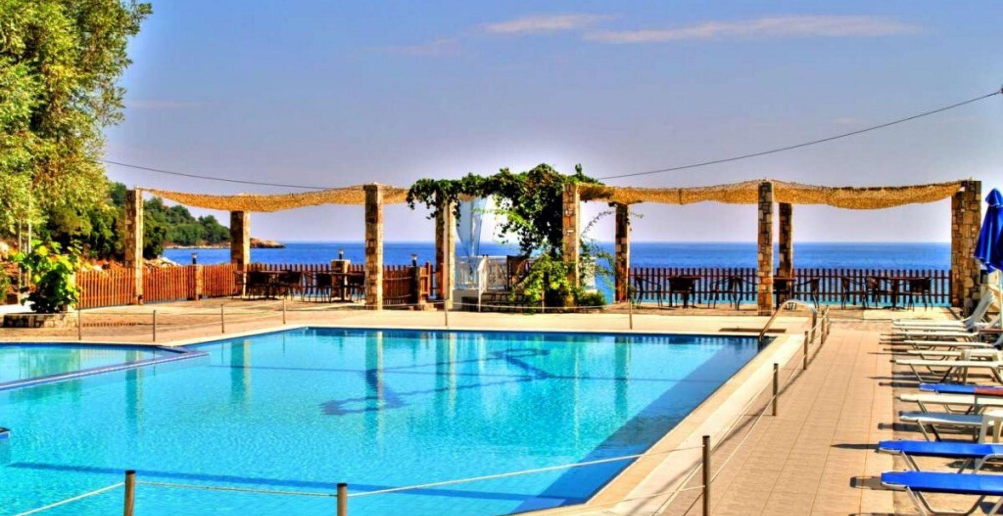 Maranton Beach Hotel Kinira Esterno foto