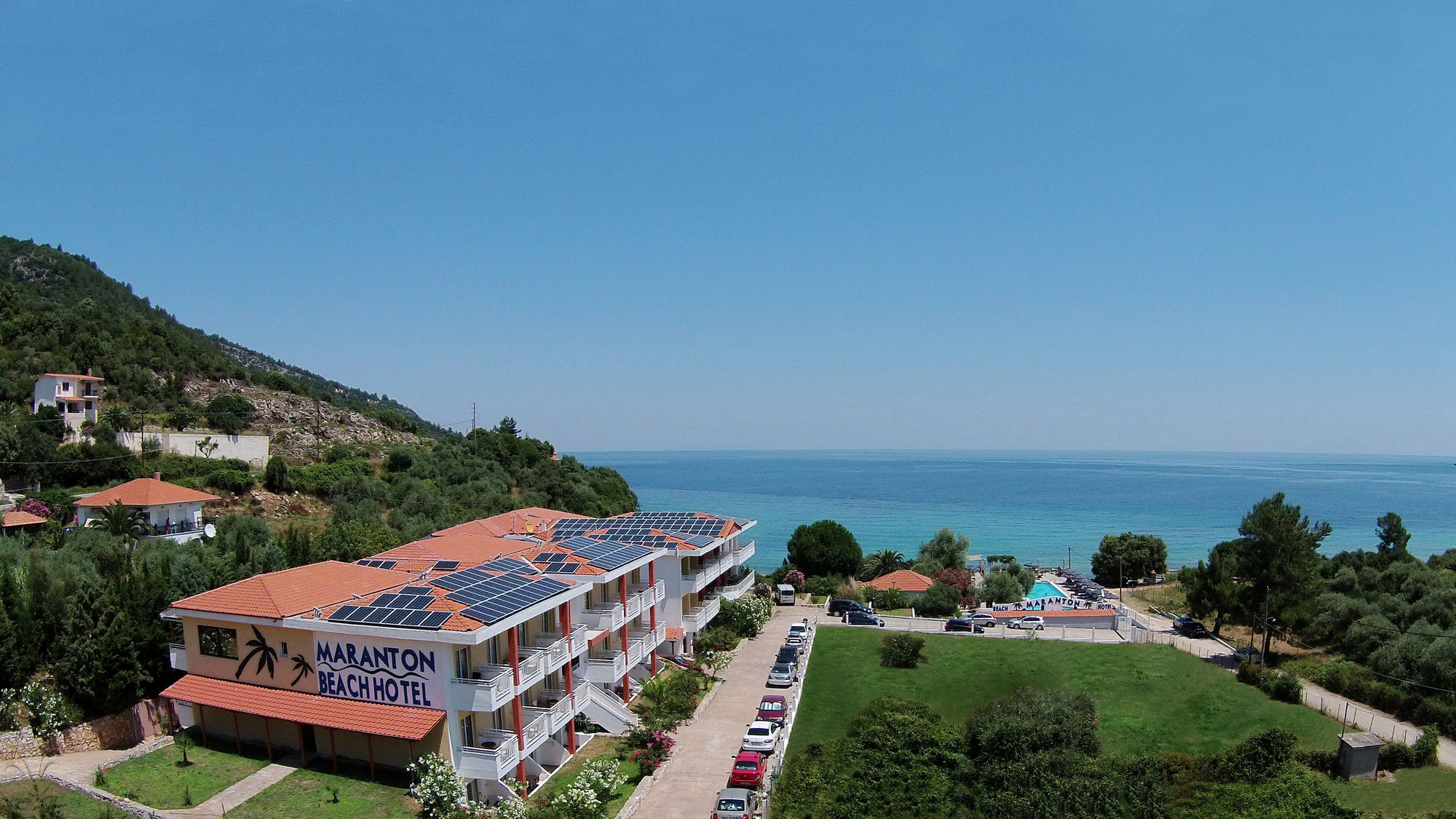 Maranton Beach Hotel Kinira Esterno foto